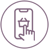 Digital basket icon